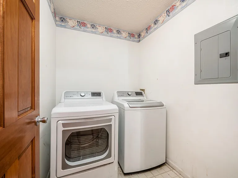 Washer and Dryer in Laundry room