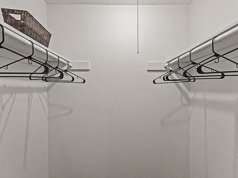 Enjoy Having a Walk-In Closet!
