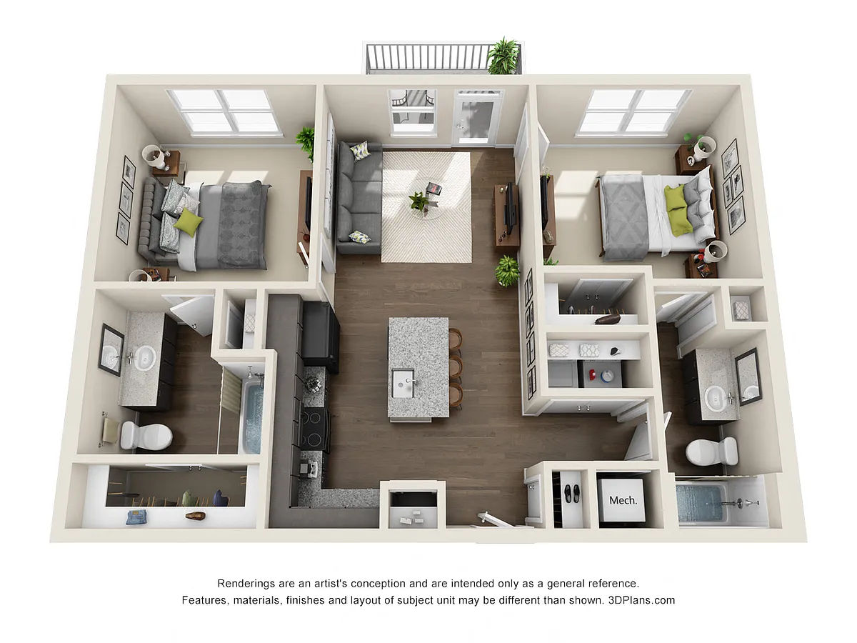 Floor plan B1