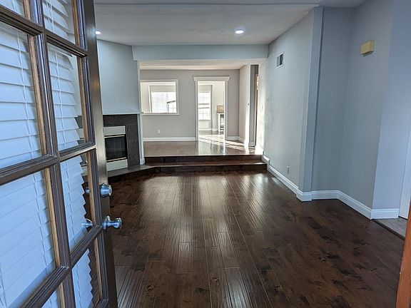 A view of living area from patio doors
