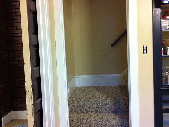 Dining room to upstairs.