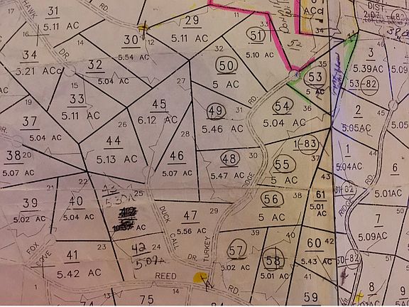 Lot 51 on left at culdesac 