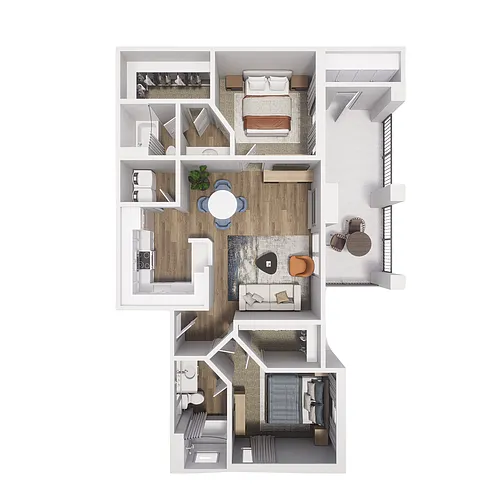 Floor plan B1: Basin with Carport
