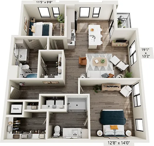 Floor plan B24