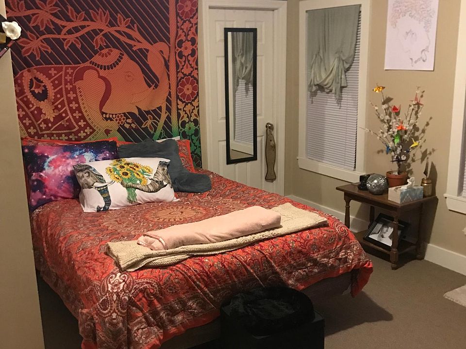 Bedroom 1 with Walk-In Closet: Bed
