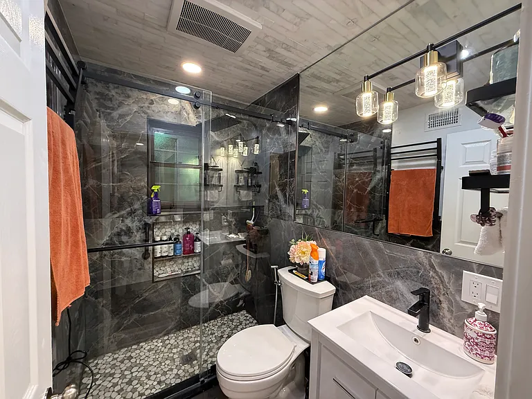 1st floor Renovated Hall Bath with stall showerl !