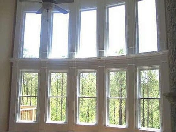 Main floor picture windows