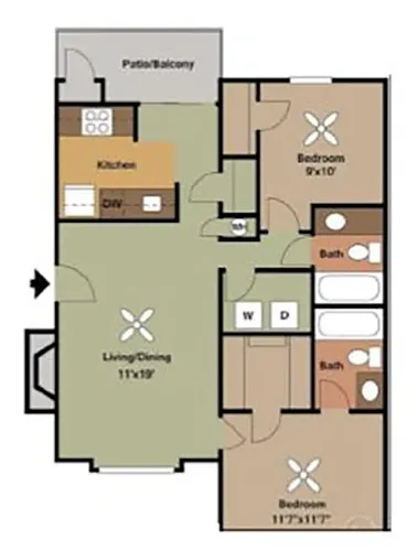 Floor plan B1