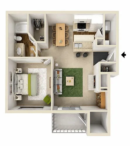 Floor plan A1 Upgraded