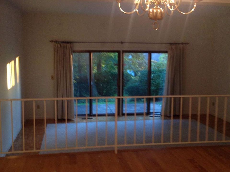 Sunken living room and dining room