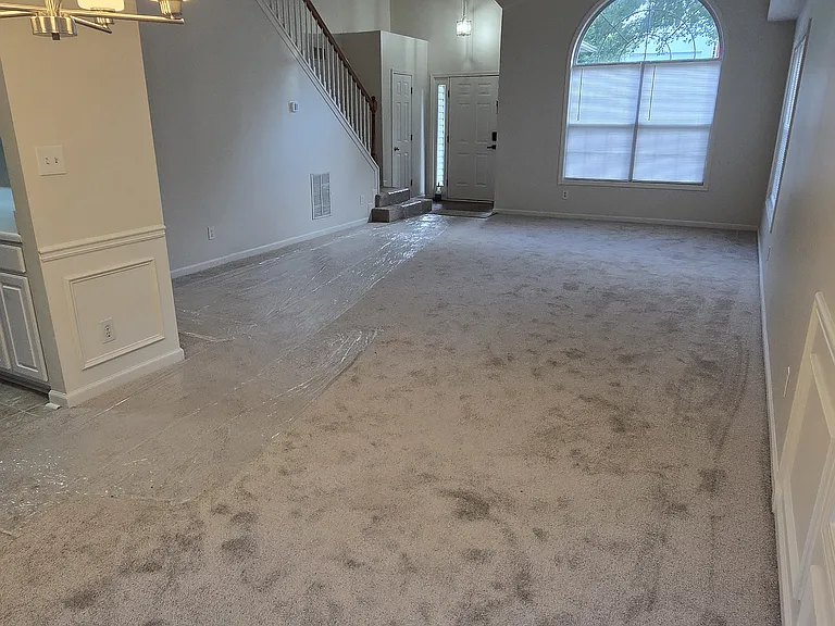 Dining room and living room