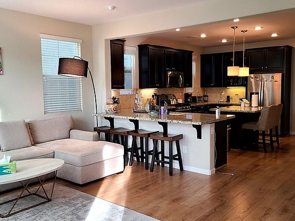 Living room to kitchen