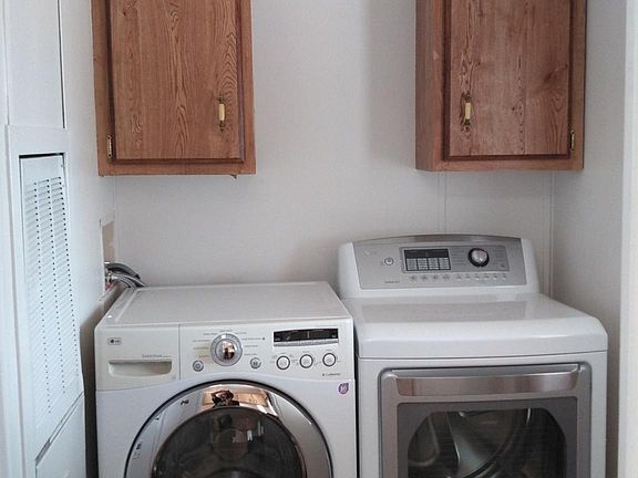 Full Size LG washer and dryer included. Separate inside laundry room, see next picture, linen closet