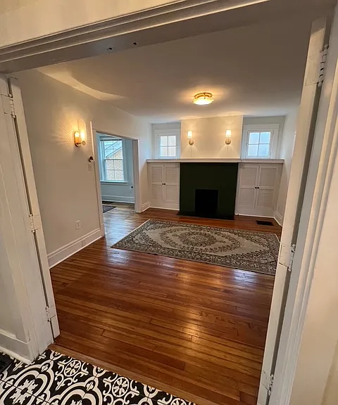 Entry into living room.