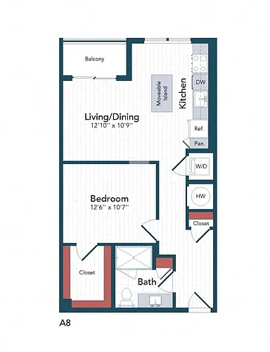 Floor plan A8