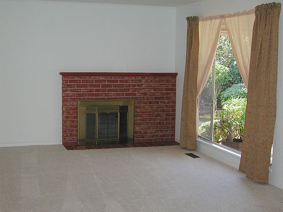 Family room with fireplace