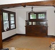 Dining Room w built in hutch