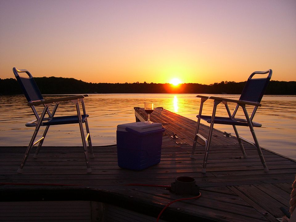 Nightly sunset from the slip