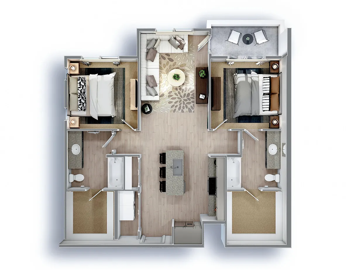 Floor plan B
