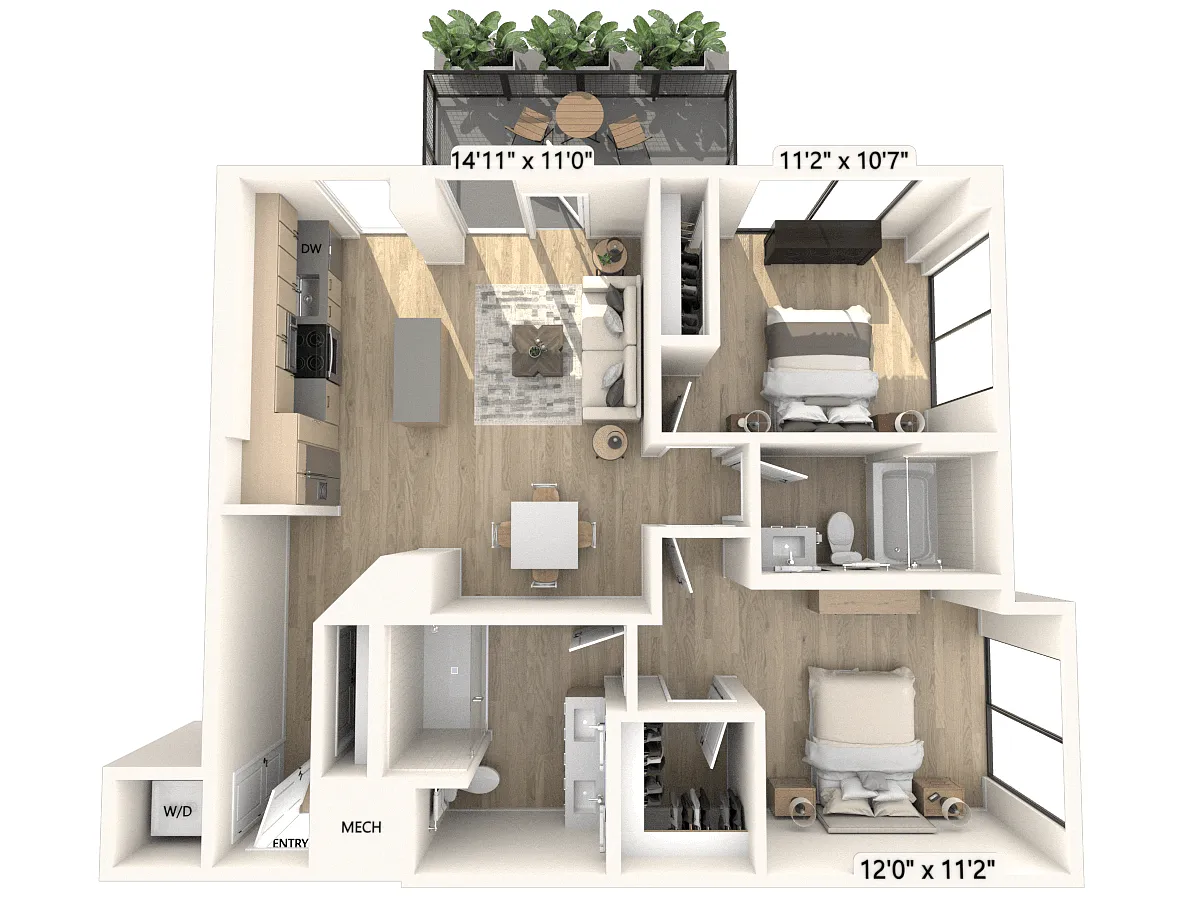 Floor plan B1