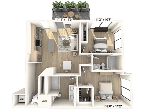 Floor plan B1