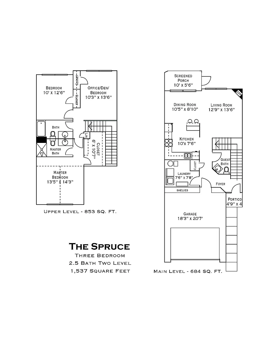 Floor plan Spruce E-M