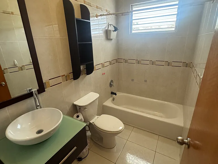 Full Bathroom #2 with bathtub hallway near bedroom 3,4