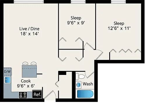 Floor plan B1