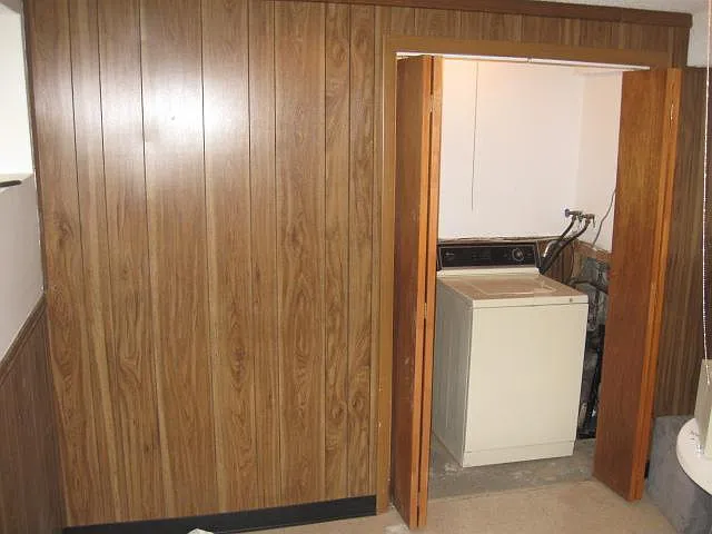 Laundry Room ( Full sized Dryer behind wall)