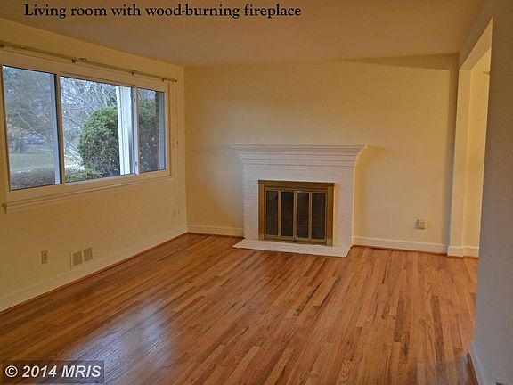 Wood burning fireplace
