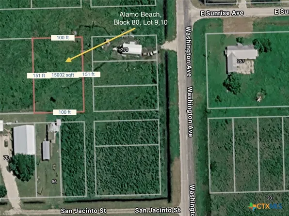 Alamo Beach Block 80 Lot 9 #10, Pt Lavaca, TX 77979