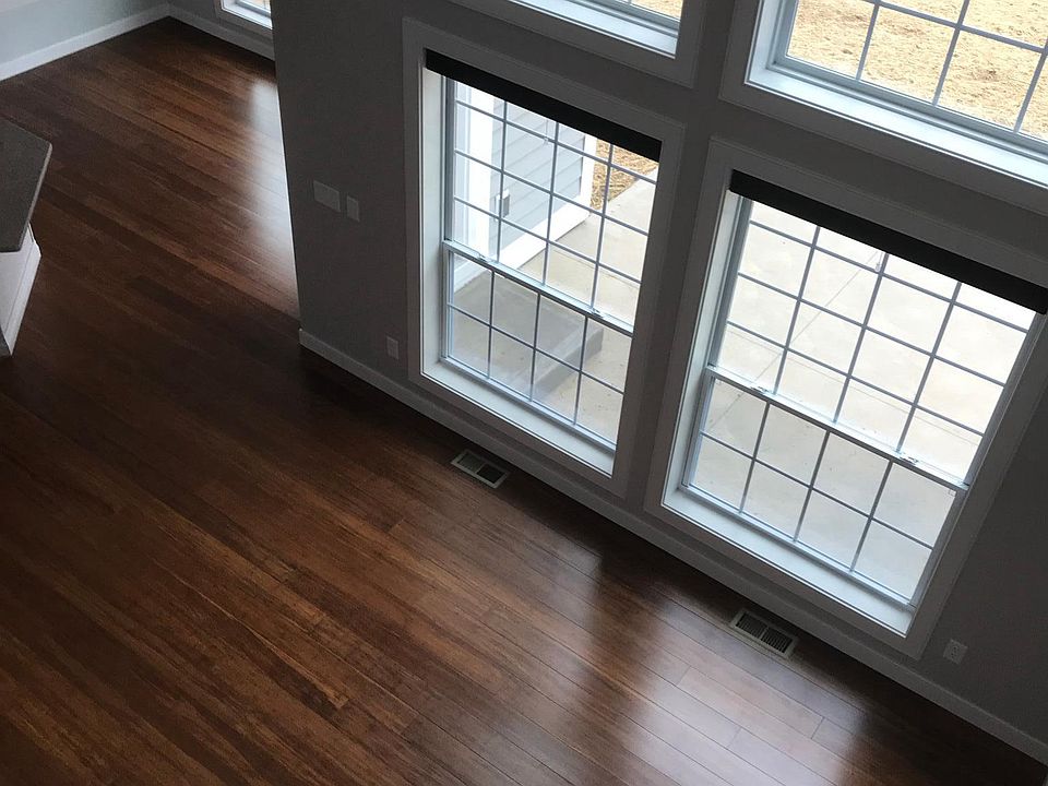 Living room view from upstairs hallway