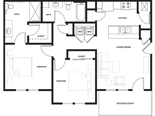 Floor plan The Jackson - ADA