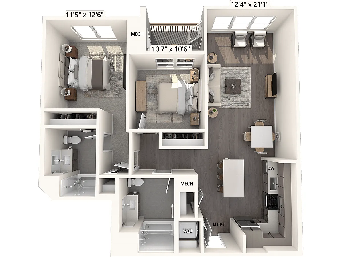 Floor plan B25