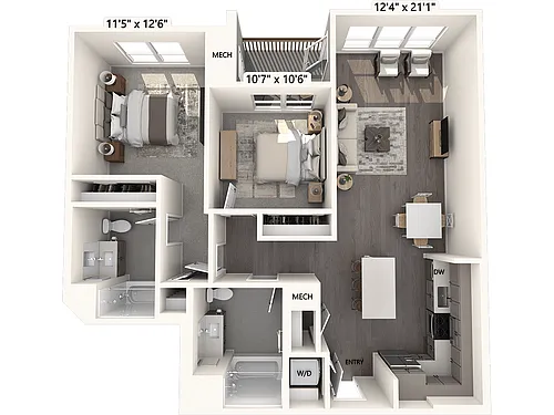 Floor plan B25