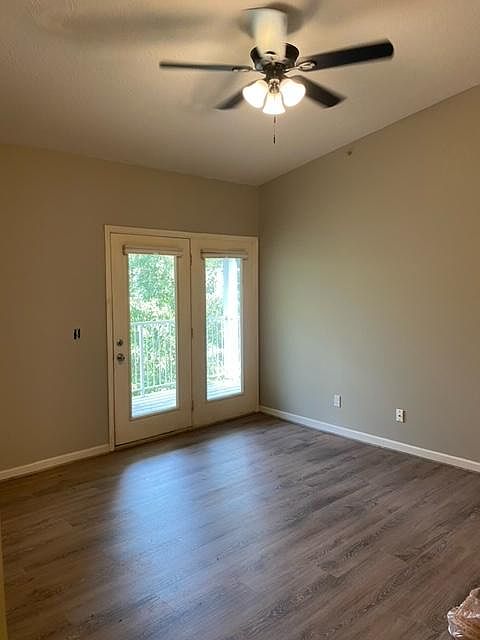 Living room with access to deck