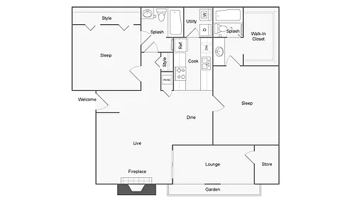 Floor plan Loretta