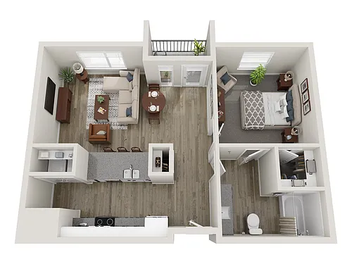 Floor plan 1B