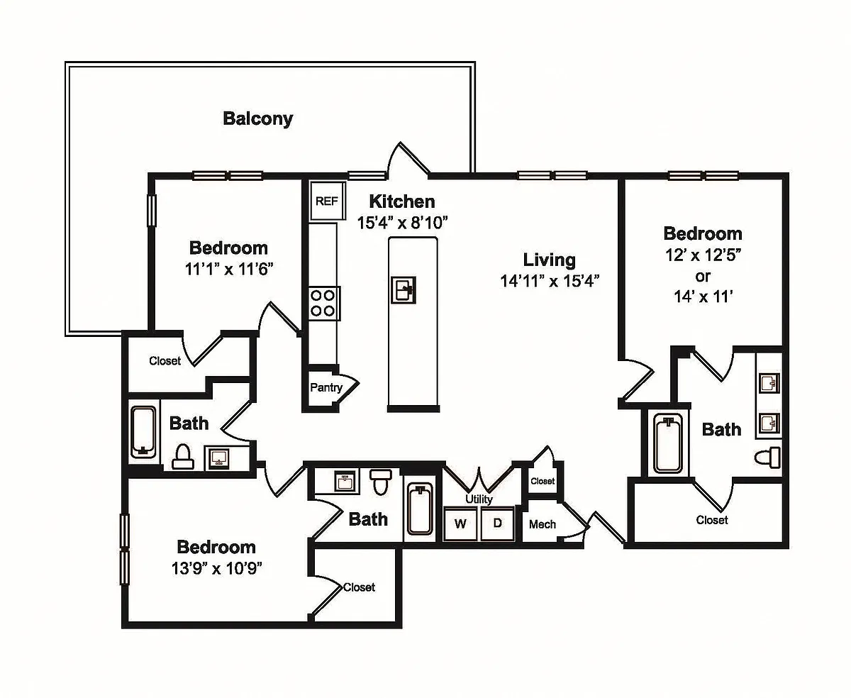 Floor plan C1