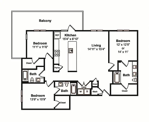 Floor plan C1