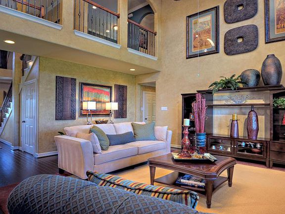 Oakdale Family Room with view of foyer