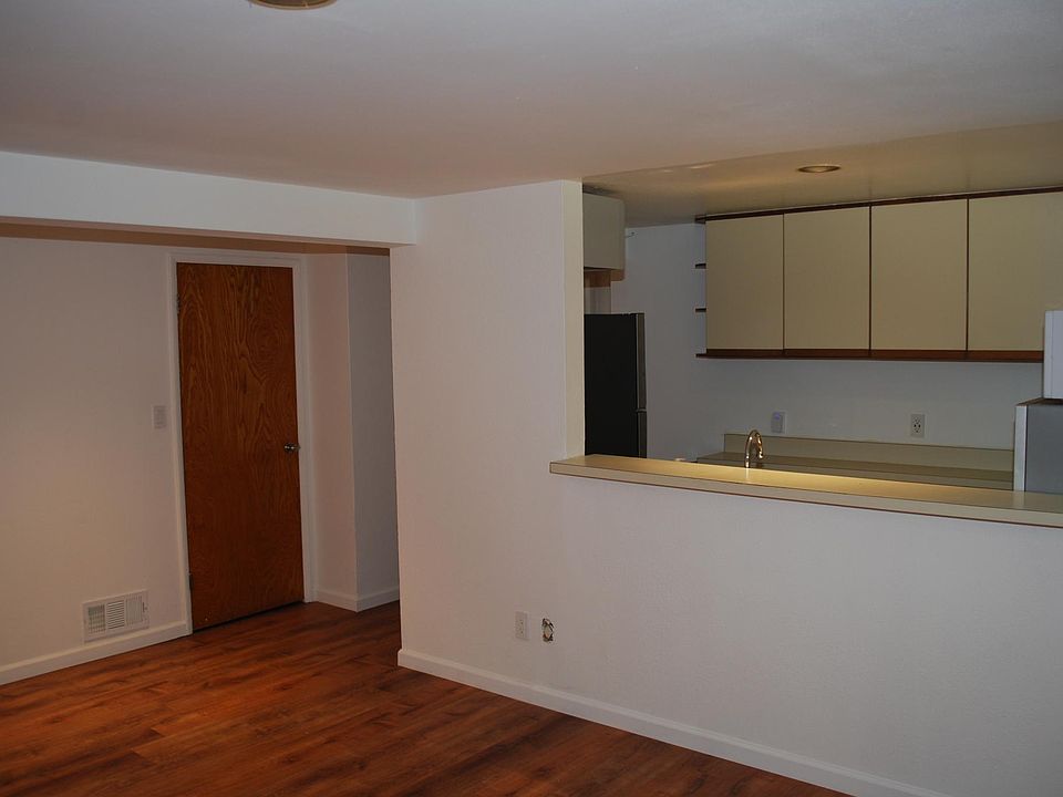 In the living room looking towards the kitchen