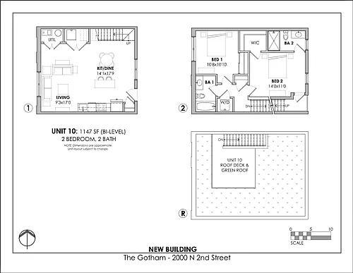 Floor plan newbig2bed