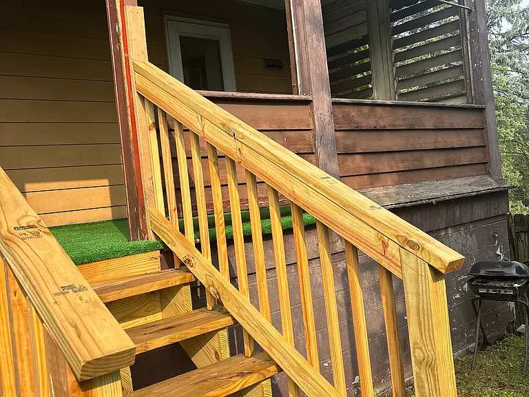 Rear porch