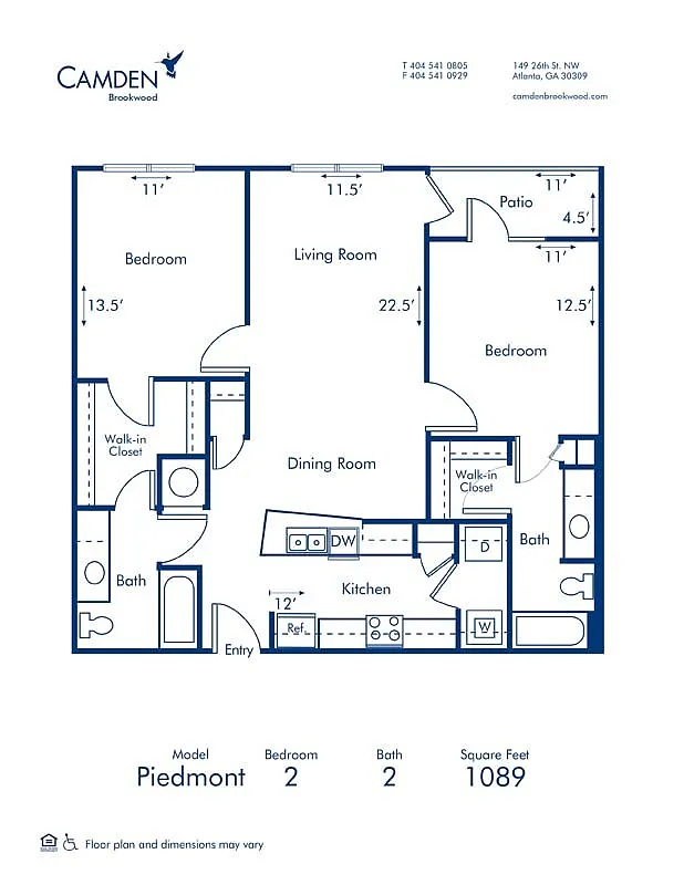 Floor plan Piedmont