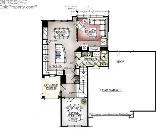 Main level floor plan