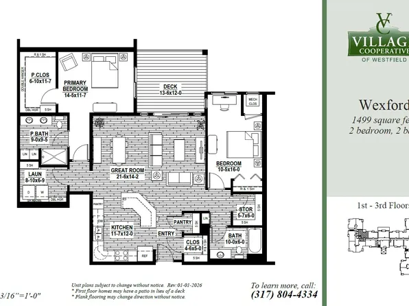 Wexford Plan, Village Cooperative of Westfield (Active Adults 62+)