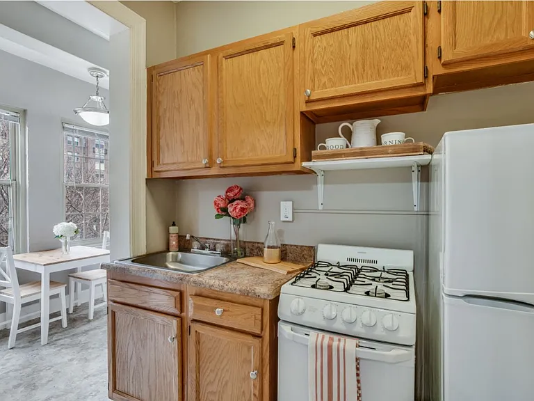One-bedroom kitchen (staged)