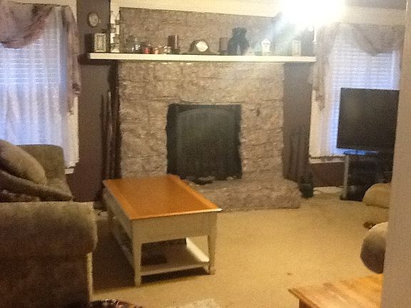 Fireplace in living room
