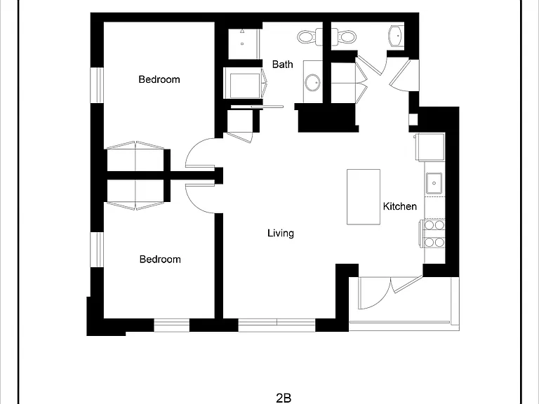 2B Floor Plan 2B Floor Plan